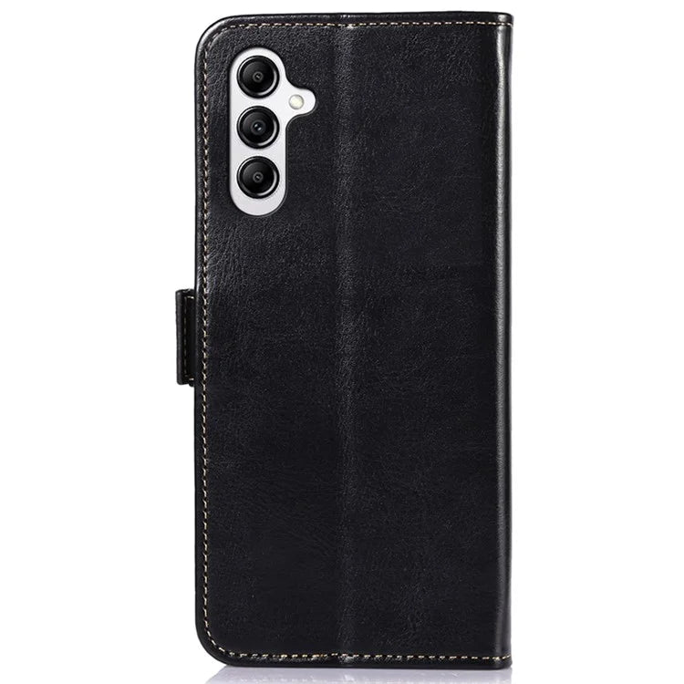 ABEEL For Samsung Galaxy A15 4G Case Crazy Horse Texture Wallet Leather Phone Shell