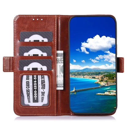 ABEEL For Samsung Galaxy A15 4G Case Crazy Horse Texture Wallet Leather Phone Shell