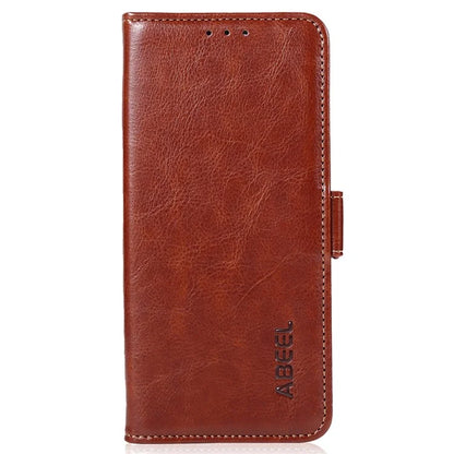 ABEEL For Samsung Galaxy A15 4G Case Crazy Horse Texture Wallet Leather Phone Shell