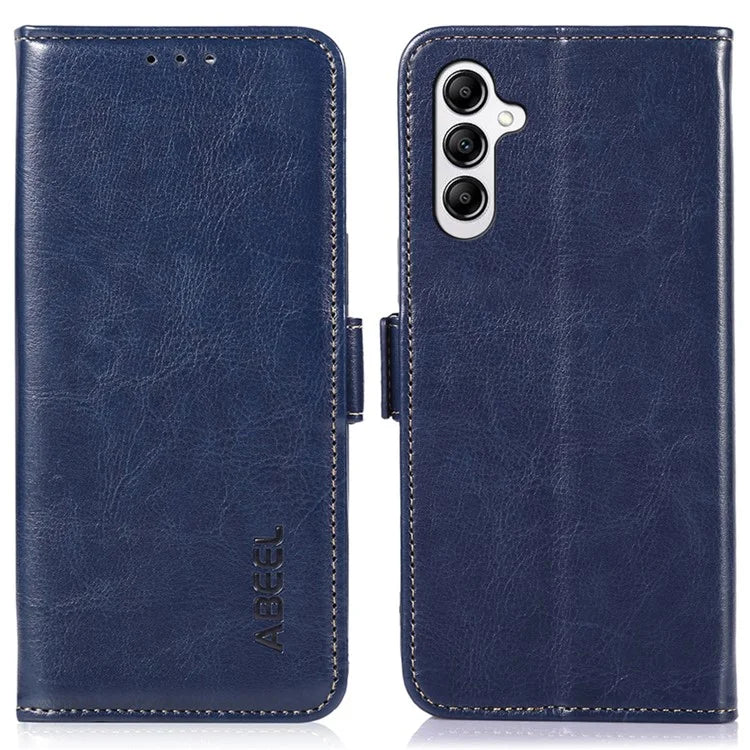 ABEEL For Samsung Galaxy A15 4G Case Crazy Horse Texture Wallet Leather Phone Shell