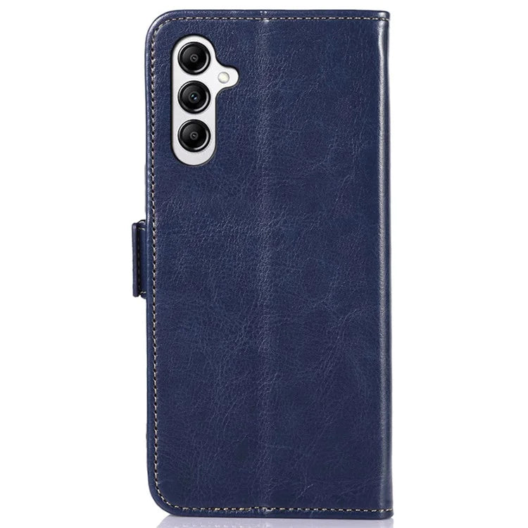 ABEEL For Samsung Galaxy A15 4G Case Crazy Horse Texture Wallet Leather Phone Shell