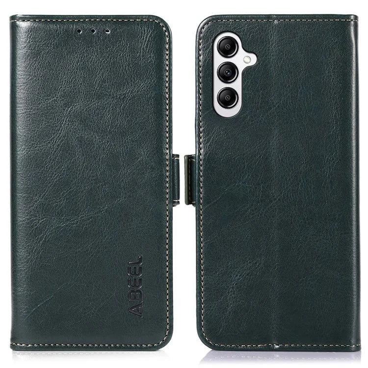 ABEEL For Samsung Galaxy A15 4G Case Crazy Horse Texture Wallet Leather Phone Shell
