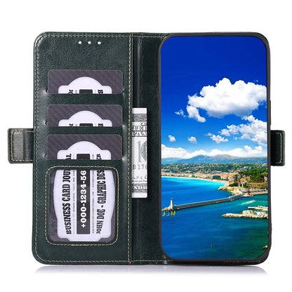 ABEEL For Samsung Galaxy A15 4G Case Crazy Horse Texture Wallet Leather Phone Shell