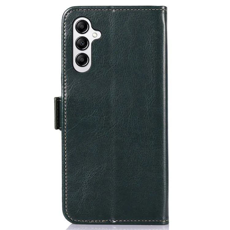 ABEEL For Samsung Galaxy A15 4G Case Crazy Horse Texture Wallet Leather Phone Shell