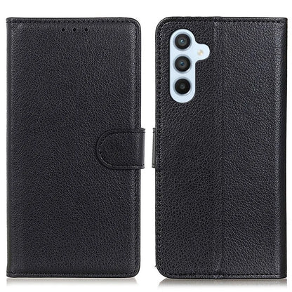 For Samsung Galaxy A15 4G Case Litchi Texture Leather Phone Cover with Wallet Stand