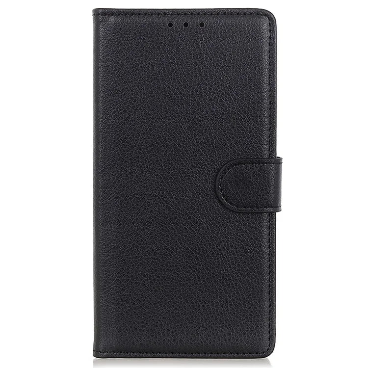 For Samsung Galaxy A15 4G Case Litchi Texture Leather Phone Cover with Wallet Stand