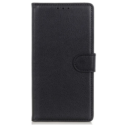 For Samsung Galaxy A15 4G Case Litchi Texture Leather Phone Cover with Wallet Stand
