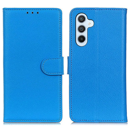 For Samsung Galaxy A15 4G Case Litchi Texture Leather Phone Cover with Wallet Stand