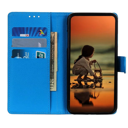 For Samsung Galaxy A15 4G Case Litchi Texture Leather Phone Cover with Wallet Stand