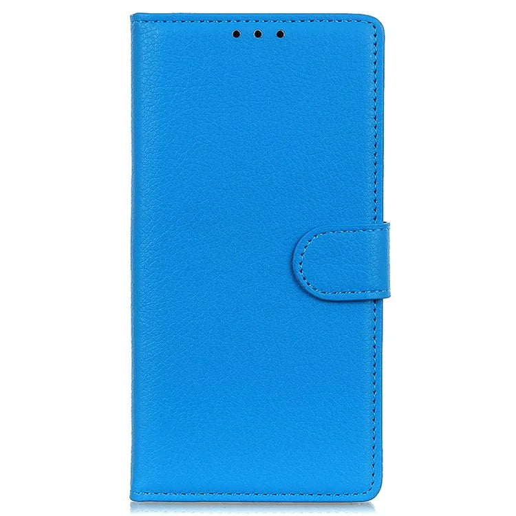 For Samsung Galaxy A15 4G Case Litchi Texture Leather Phone Cover with Wallet Stand