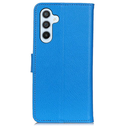For Samsung Galaxy A15 4G Case Litchi Texture Leather Phone Cover with Wallet Stand