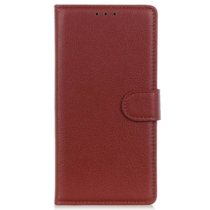 For Samsung Galaxy A15 4G Case Litchi Texture Leather Phone Cover with Wallet Stand