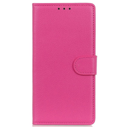 For Samsung Galaxy A15 4G Case Litchi Texture Leather Phone Cover with Wallet Stand
