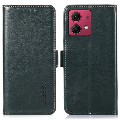 ABEEL For Motorola Moto G84 5G Case Anti-Scratch Crazy Horse Texture Leather Cover Wallet