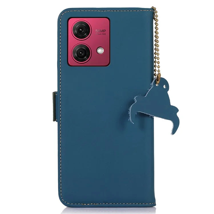 For Motorola Moto G84 5G Case RFID Blocking Phone Cover with Wallet Stand