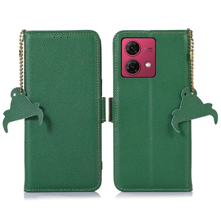For Motorola Moto G84 5G Case RFID Blocking Wallet Stand Phone Cover