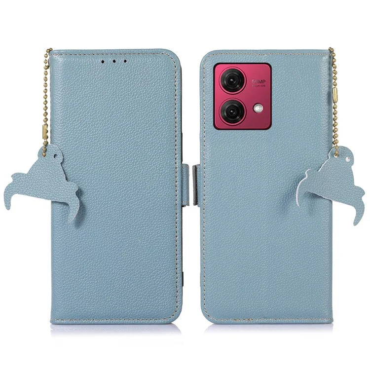 For Motorola Moto G84 5G Case RFID Blocking Wallet Stand Phone Cover