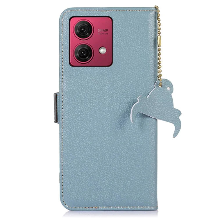 For Motorola Moto G84 5G Case RFID Blocking Wallet Stand Phone Cover