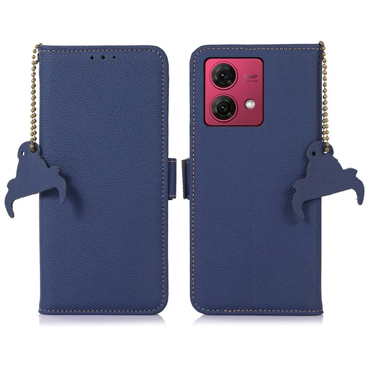 For Motorola Moto G84 5G Case RFID Blocking Wallet Stand Phone Cover