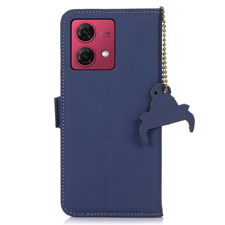 For Motorola Moto G84 5G Case RFID Blocking Wallet Stand Phone Cover