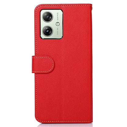 KHAZNEH For Motorola Moto G54 5G Case Wallet Leather Cell Phone Cover (RFID Blocking Function)