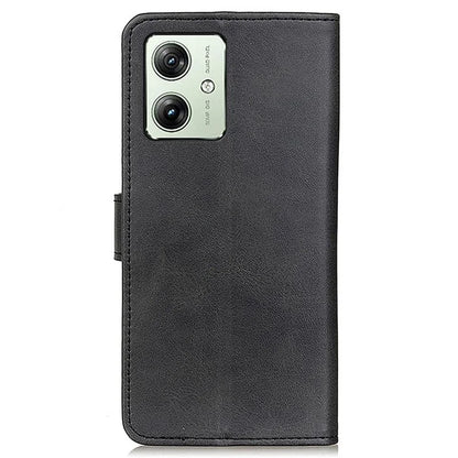 For Motorola Moto G54 5G Case Cowhide Texture Stand Leather Mobile Phone Cover Wallet