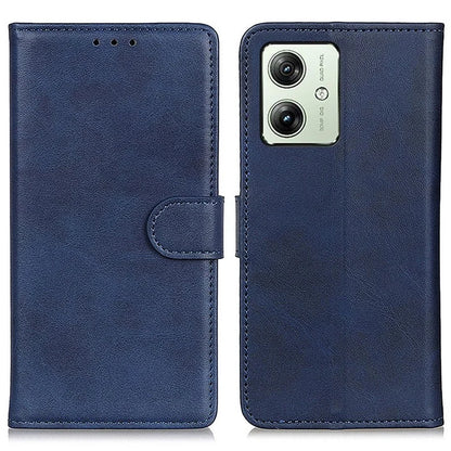 For Motorola Moto G54 5G Case Cowhide Texture Stand Leather Mobile Phone Cover Wallet