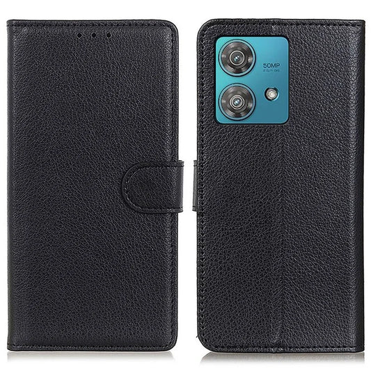 For Motorola Edge 40 Neo 5G Case Slim-Fit Phone Stand Cover PU Leather Wallet