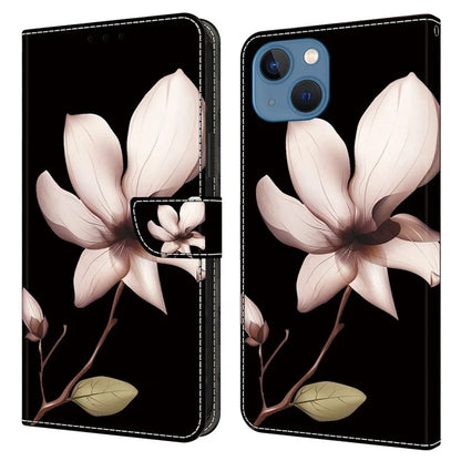 For iPhone 15 Case Wallet Phone Case 3D Pattern Printing Leather Flip Cover