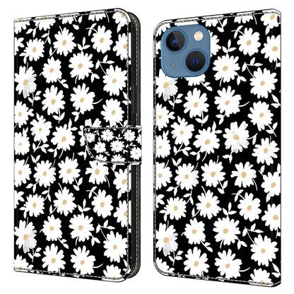 For iPhone 15 Case Wallet Phone Case 3D Pattern Printing Leather Flip Cover