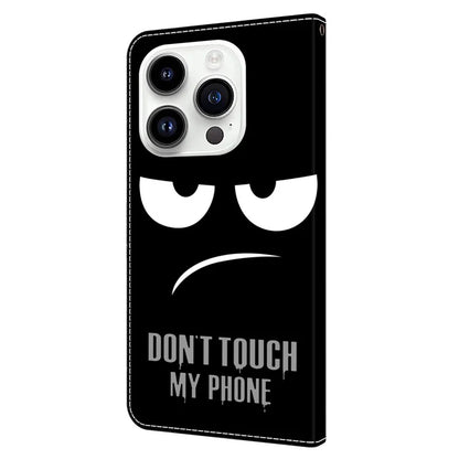 For iPhone 15 Pro Case 3D Pattern Printing Leather Wallet Phone Case