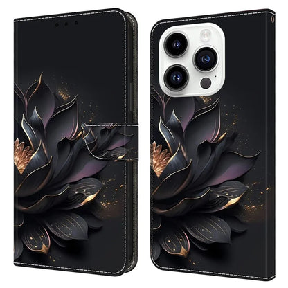 For iPhone 15 Pro Case 3D Pattern Printing Leather Wallet Phone Case