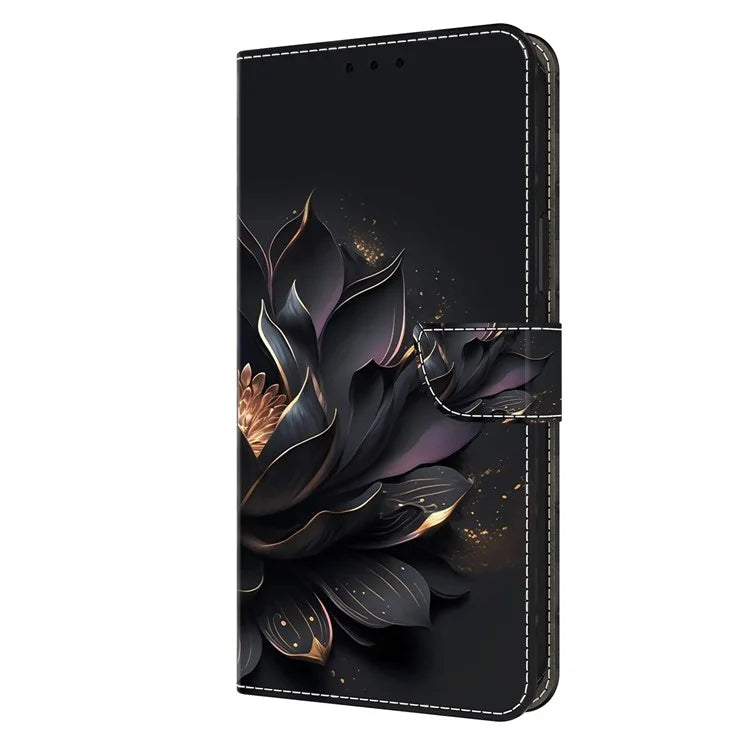 For iPhone 15 Pro Case 3D Pattern Printing Leather Wallet Phone Case