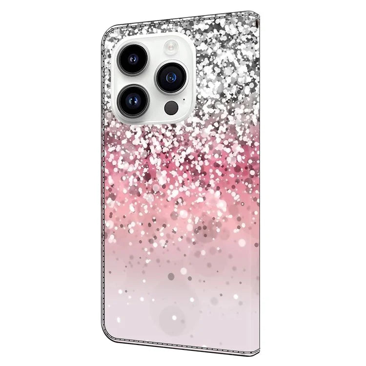 For iPhone 15 Pro Case 3D Pattern Printing Leather Wallet Phone Case