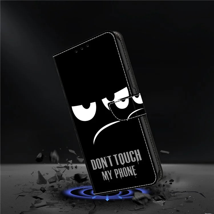 3D Pattern Printing Leather Cover for iPhone 15 Pro Max Case Anti-Dorp Wallet Phone Case