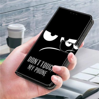 3D Pattern Printing Leather Cover for iPhone 15 Pro Max Case Anti-Dorp Wallet Phone Case