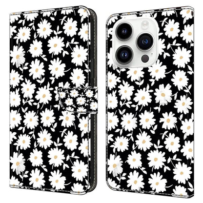 3D Pattern Printing Leather Cover for iPhone 15 Pro Max Case Anti-Dorp Wallet Phone Case