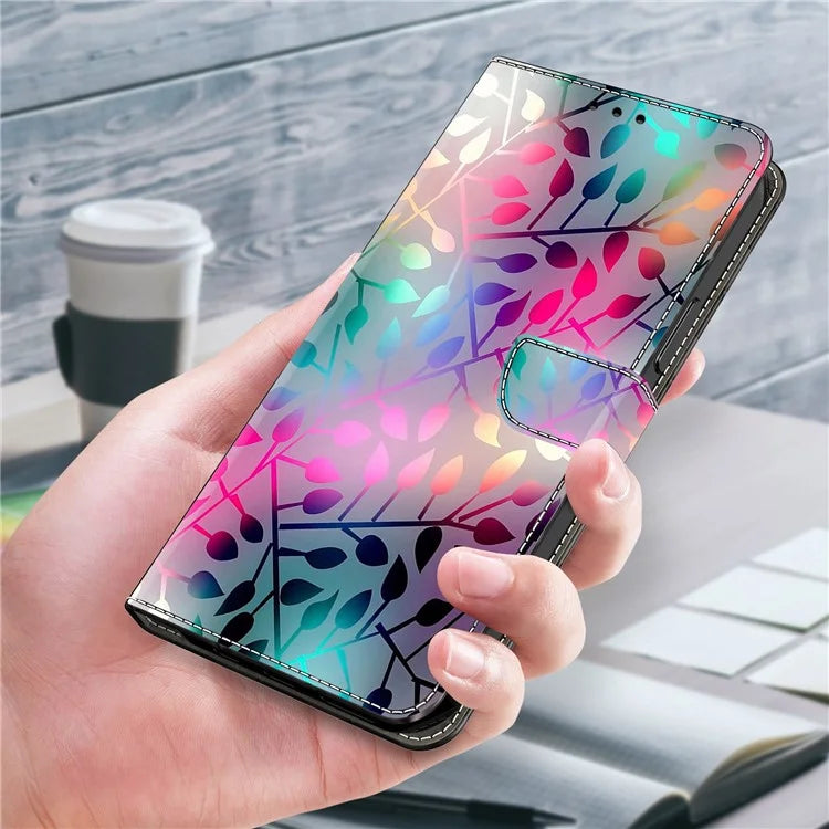 3D Pattern Printing Leather Cover for iPhone 15 Pro Max Case Anti-Dorp Wallet Phone Case
