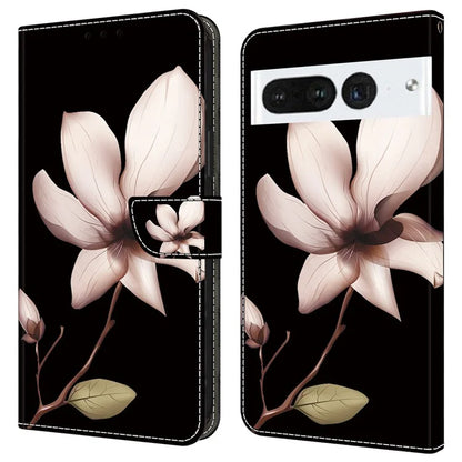 For Google Pixel 7 Pro 5G Case Anti-Scratch Leather Wallet Phone Cover