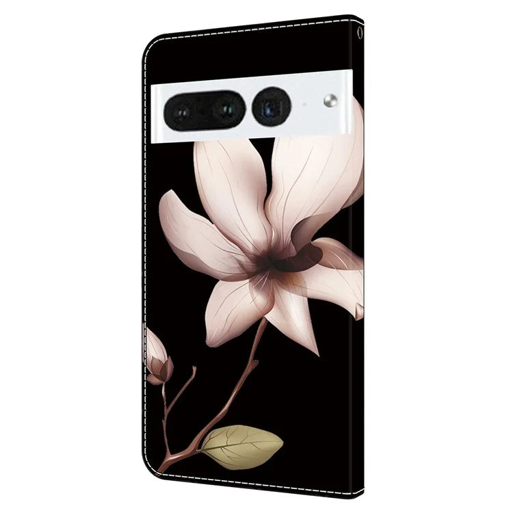 For Google Pixel 7 Pro 5G Case Anti-Scratch Leather Wallet Phone Cover