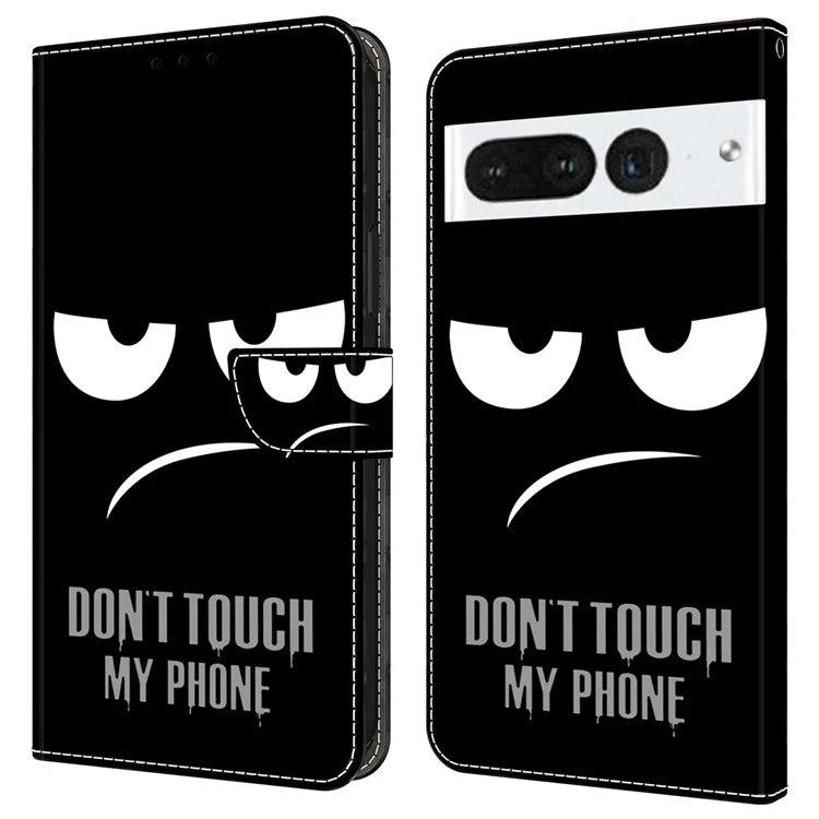 For Google Pixel 7 Pro 5G Case Anti-Scratch Leather Wallet Phone Cover
