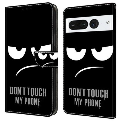 For Google Pixel 7 Pro 5G Case Anti-Scratch Leather Wallet Phone Cover