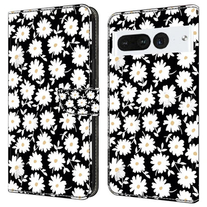 For Google Pixel 7 Pro 5G Case Anti-Scratch Leather Wallet Phone Cover