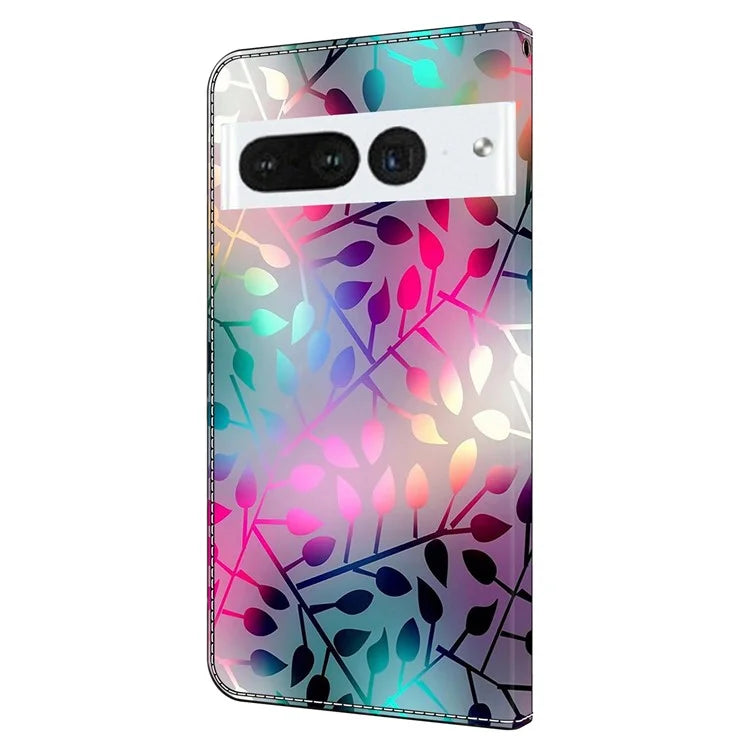 For Google Pixel 7 Pro 5G Case Anti-Scratch Leather Wallet Phone Cover