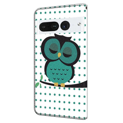 For Google Pixel 7 Pro 5G Case Anti-Scratch Leather Wallet Phone Cover