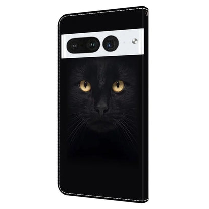 For Google Pixel 7 Pro 5G Case Anti-Scratch Leather Wallet Phone Cover