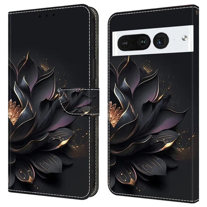 For Google Pixel 7 Pro 5G Case Anti-Scratch Leather Wallet Phone Cover