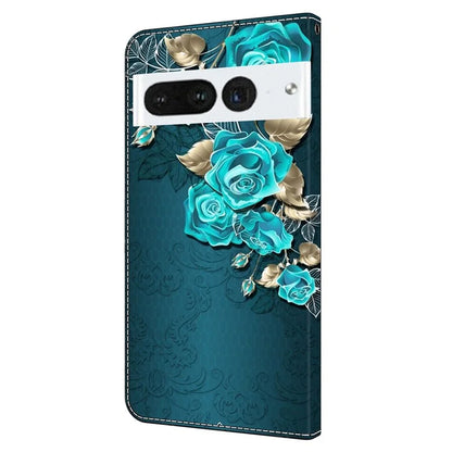 For Google Pixel 7 Pro 5G Case Anti-Scratch Leather Wallet Phone Cover