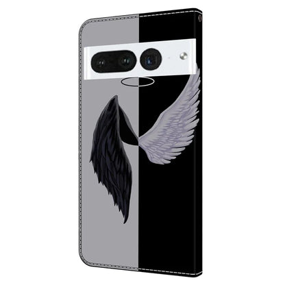 For Google Pixel 7 Pro 5G Case Anti-Scratch Leather Wallet Phone Cover