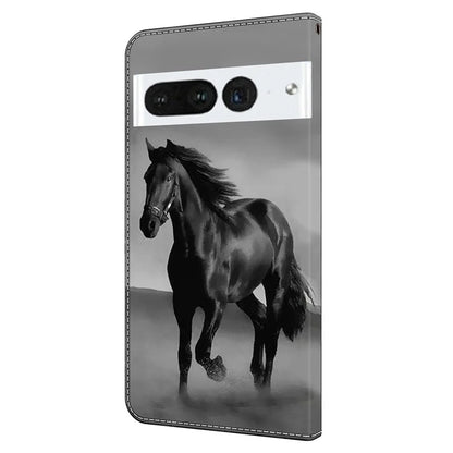 For Google Pixel 7 Pro 5G Case Anti-Scratch Leather Wallet Phone Cover